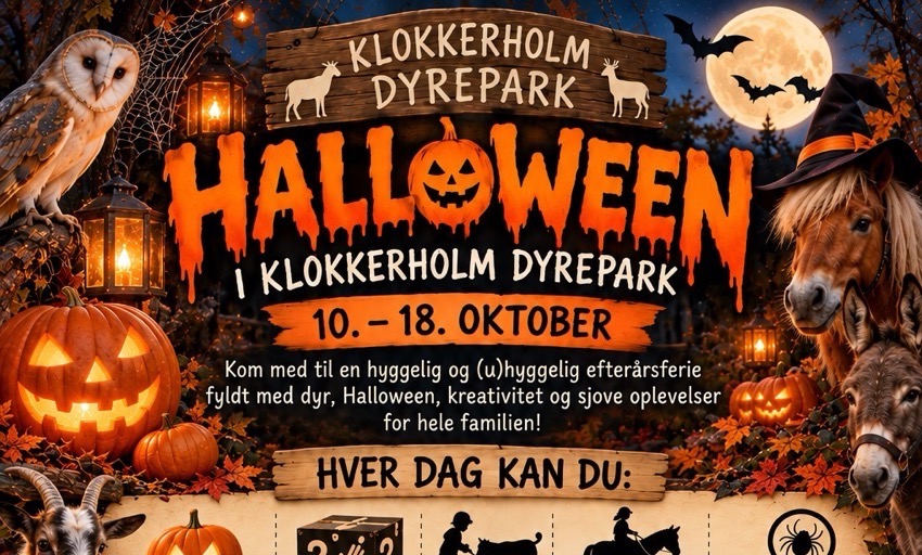 Halloween i Klokkerholm Dyrepark - Klokkerholm Dyrepark, Hjallerup