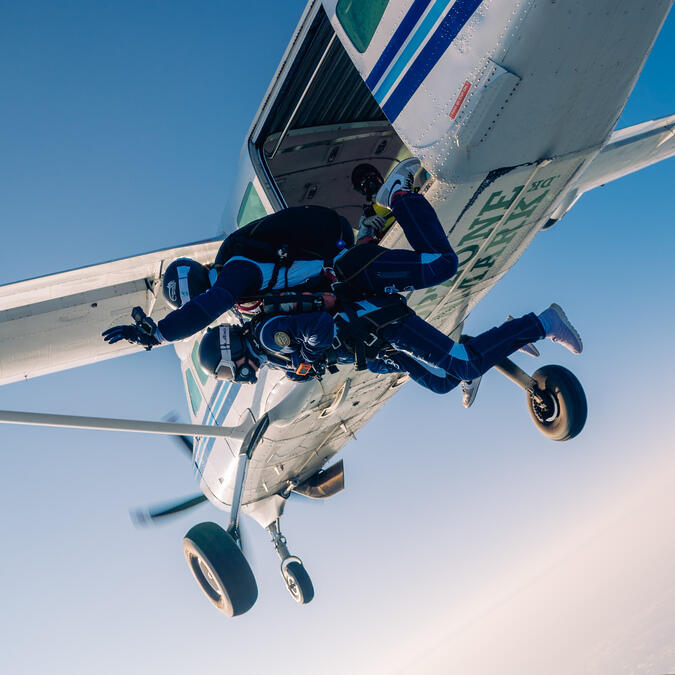 HALO tandemspring fra 7.600 meter - Dropzone Danmark, Herning