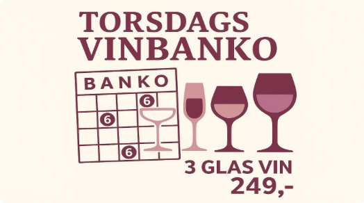 Torsdagsbanko – vinsmagning og banko - BAReVIN, Aarhus