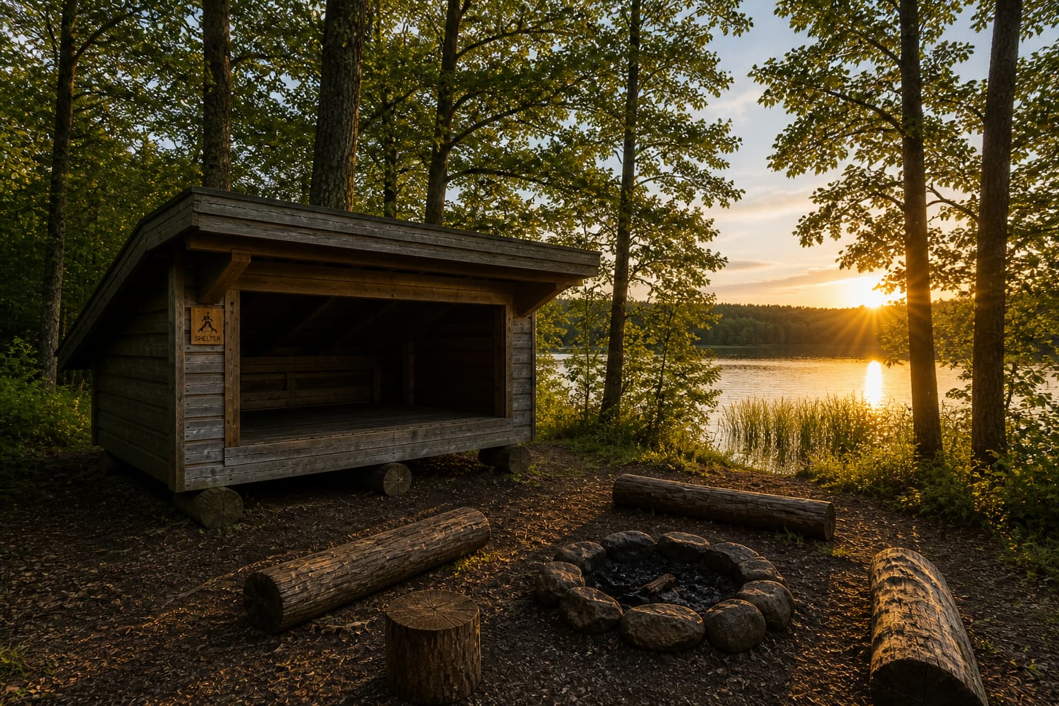 Shelter med lounge - Østervrå Borgerforening, Østervrå