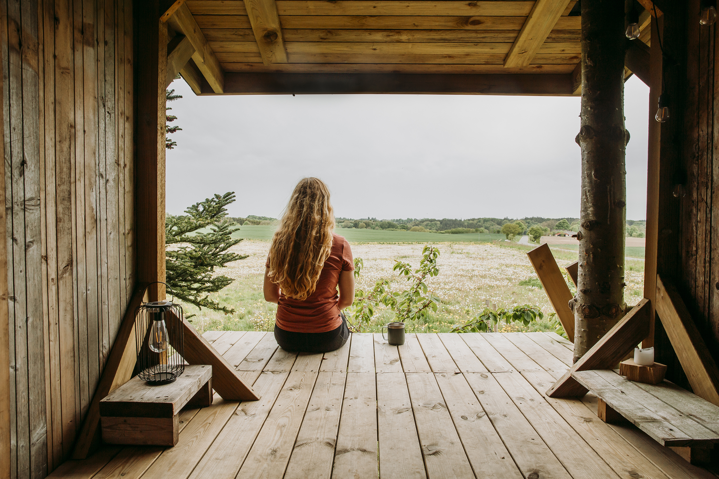 Overnatning i Tree Top Shelter hos Holmely - Holmely, Horsens